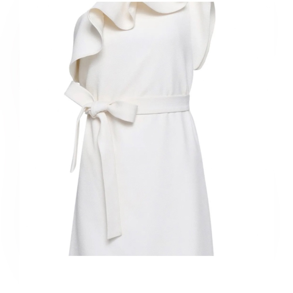 MAJE Roel one-shoulder ruffled crepe mini dress, Perfect condition!Never worn s1